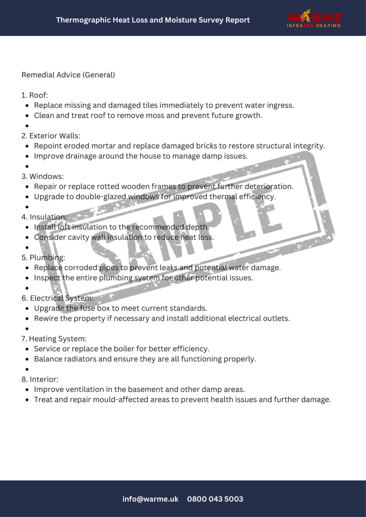 Thermal Image Heat Loss Surveys